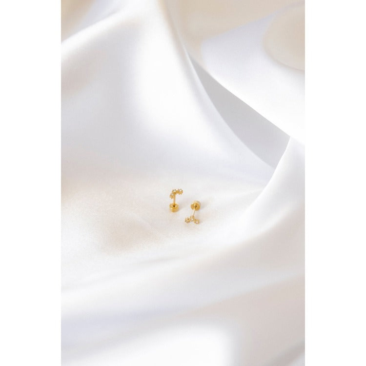 LINNY CO Screwback Stud Earrings - Sienna