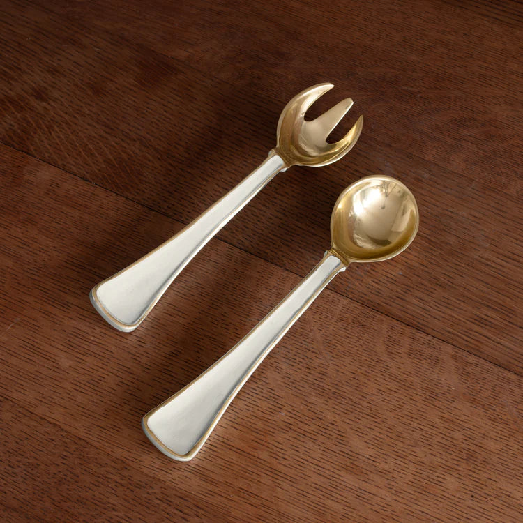 Beatriz Ball ENCANTO Soho Salad Servers (Cream)