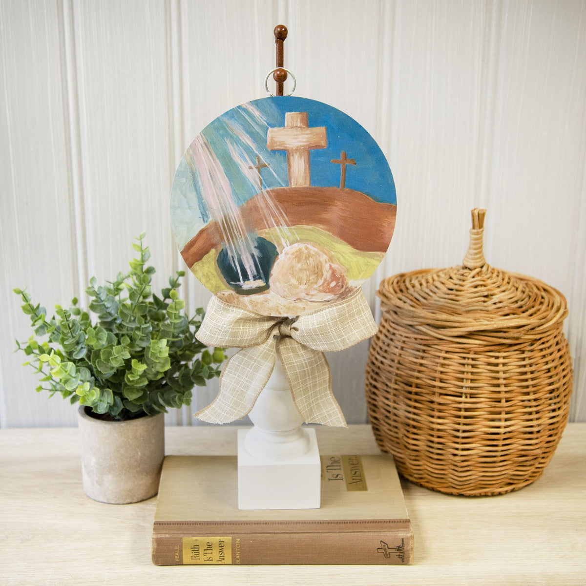 The Round Top Collection Mini Crosses On a Hill Charm