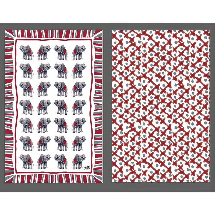 KEVA Game Day Elephant Double Sided Tea Towel