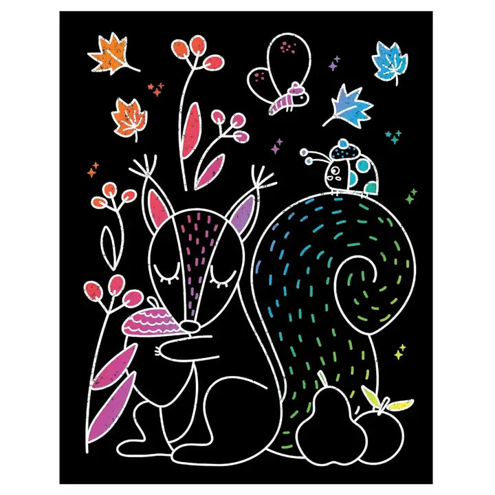 Animal Scratch Art, Fun Activities & Stickers Activity Pad