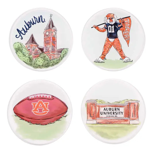 Glory Haus Auburn Coaster Set/4