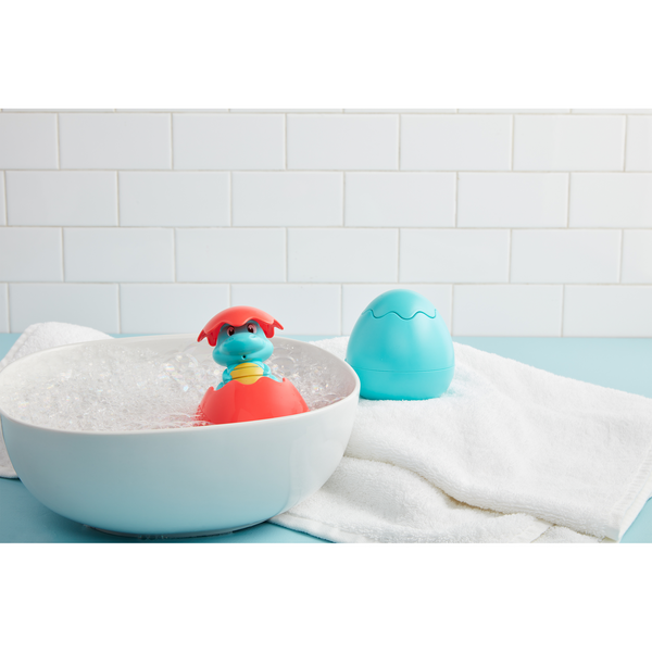 MUD PIE BLUE POP UP DINO BATH TOY