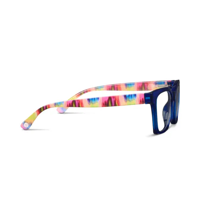 Peepers Maisie (Blue Light)-Blue/Ikat