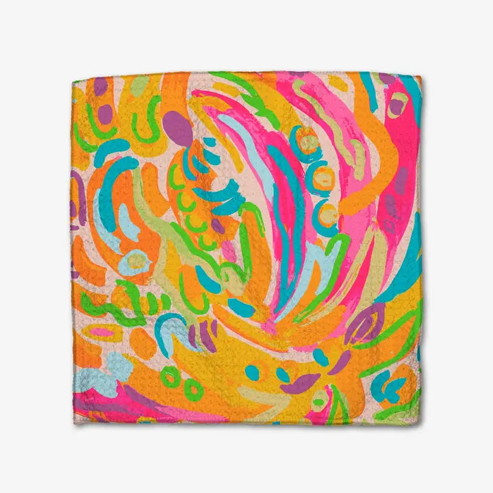 Geometry Positive Vibes Dishcloth Set