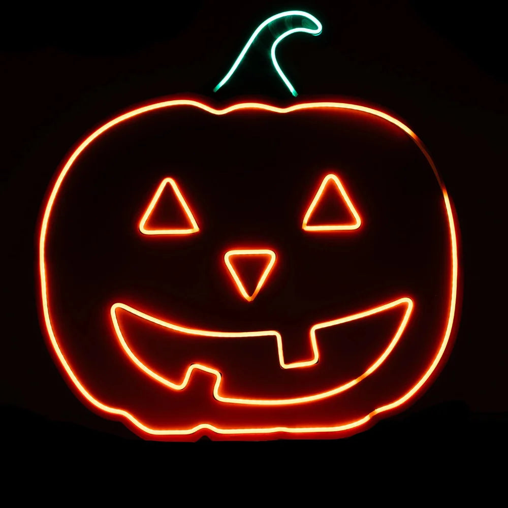 The Round Top Collection Neon Jack O Lantern