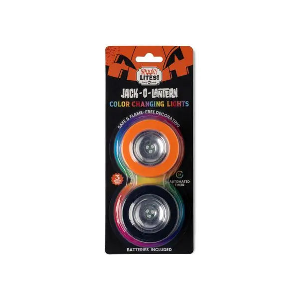Spooky Lites! Jack-O-Lantern Color Changing Lights