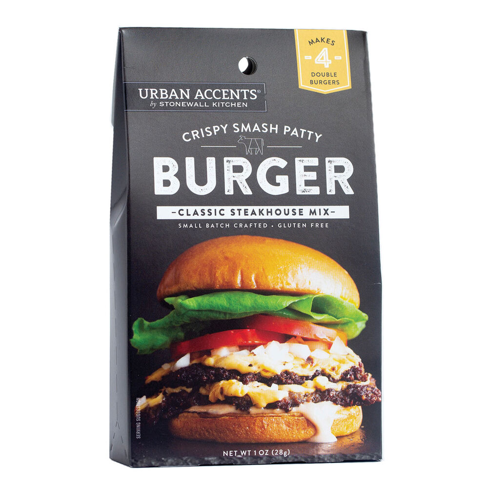 Urban Accents by Stonewall Kitchen Crispy Smash Patty Burger Seasoning Mix
