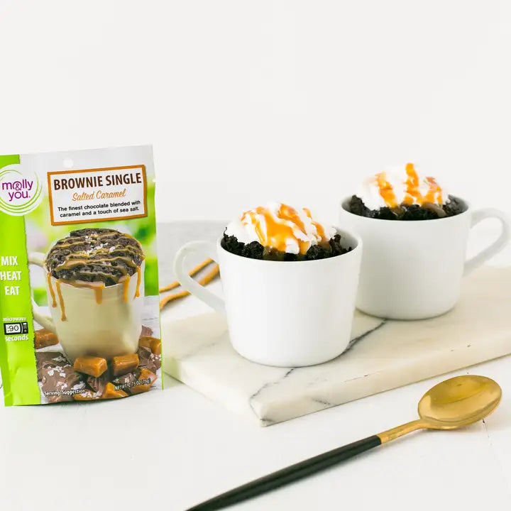 molly&you Salted Caramel Brownie Microwave Single