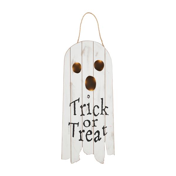 MUD PIE GHOST LIGHT-UP DOOR HANGER