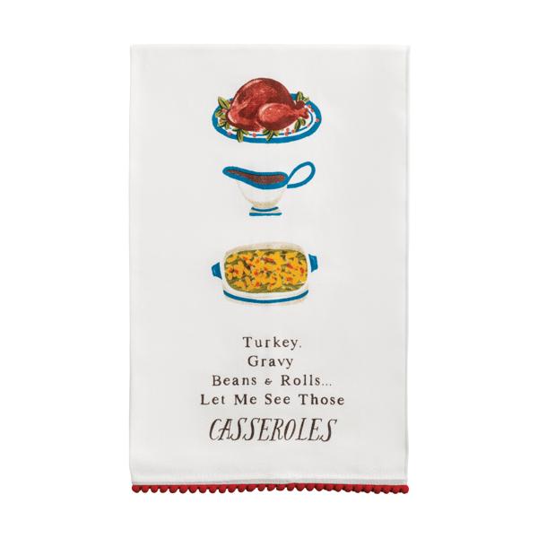MUD PIE CASSEROLE THANKSGIVING TOWEL