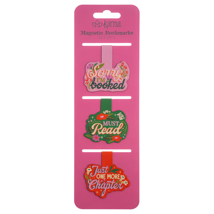 KARMA MAGNETIC BOOKMARKS S/3 MUST READ