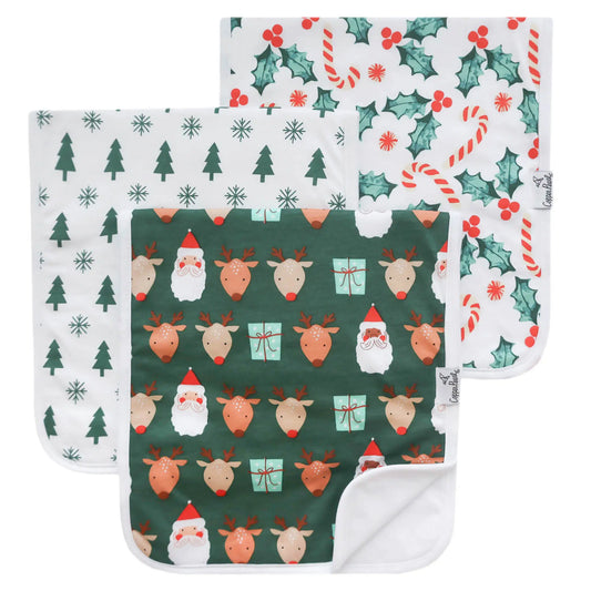 Copper Pearl Prancer Burp Cloth Set (3-Pack)