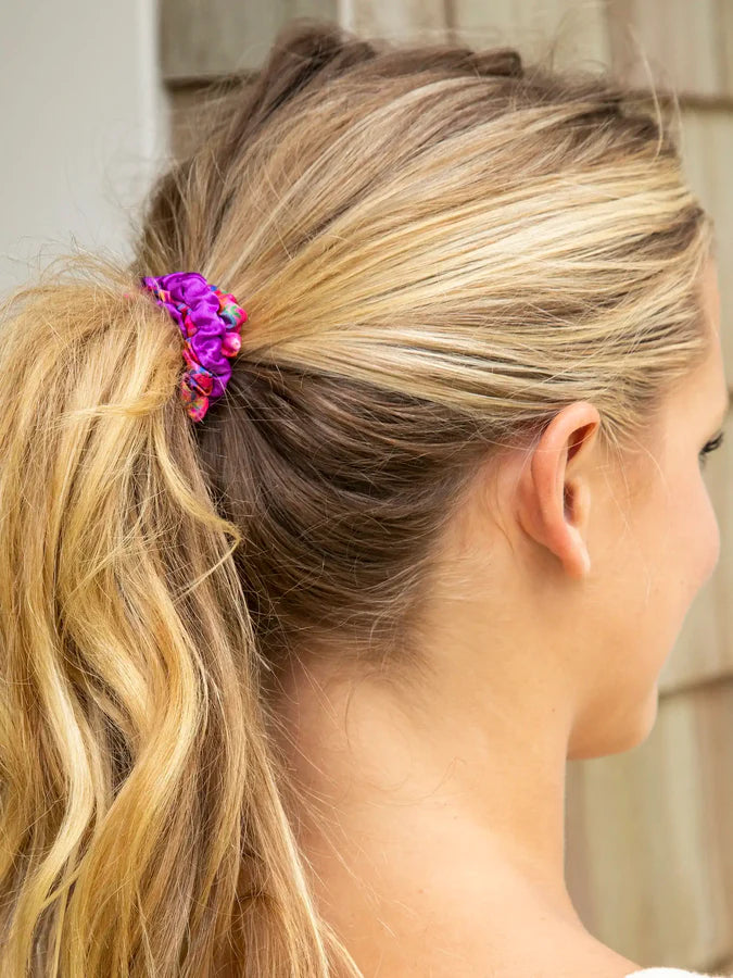 Natural Life Mixed Print Scrunchies, Set of 5