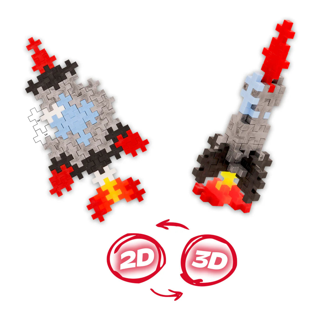 Plus Plus Puzzle By Number® Activity Pad - Space