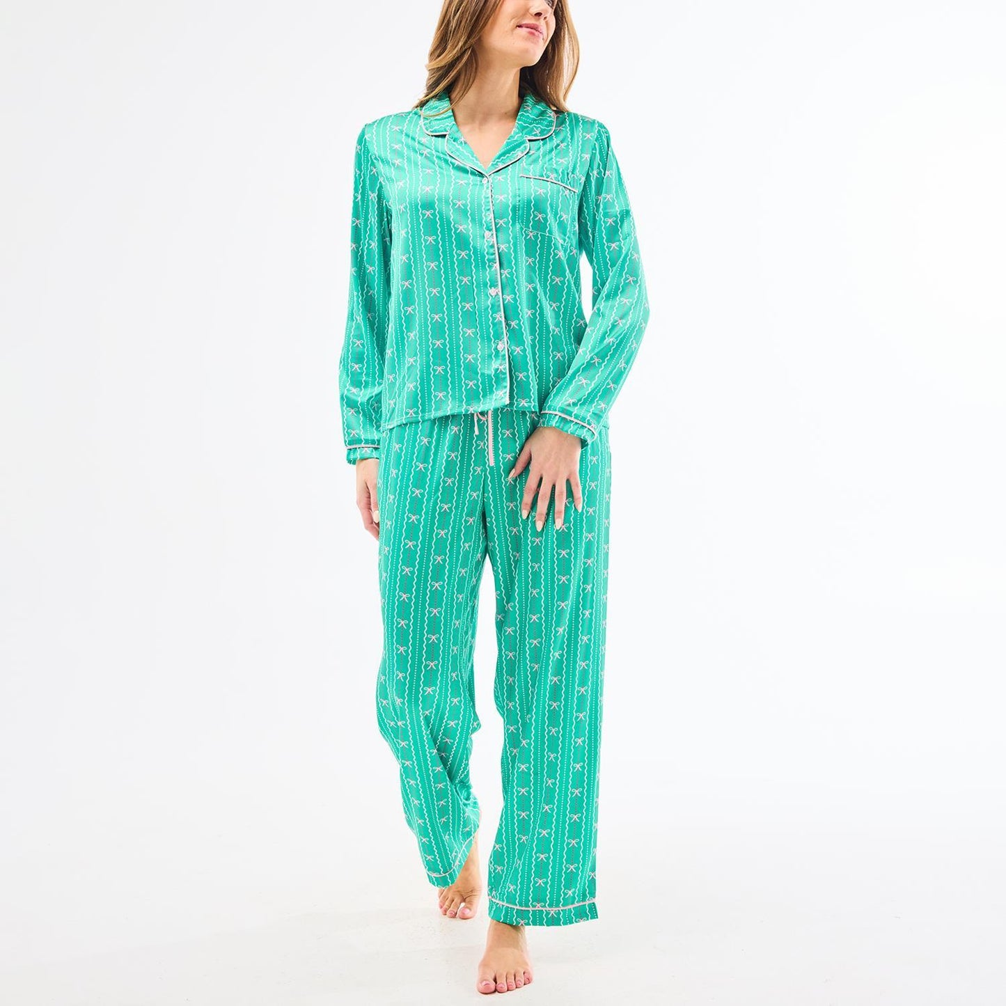 Mary Square Set Charlotte In a Bow - Green