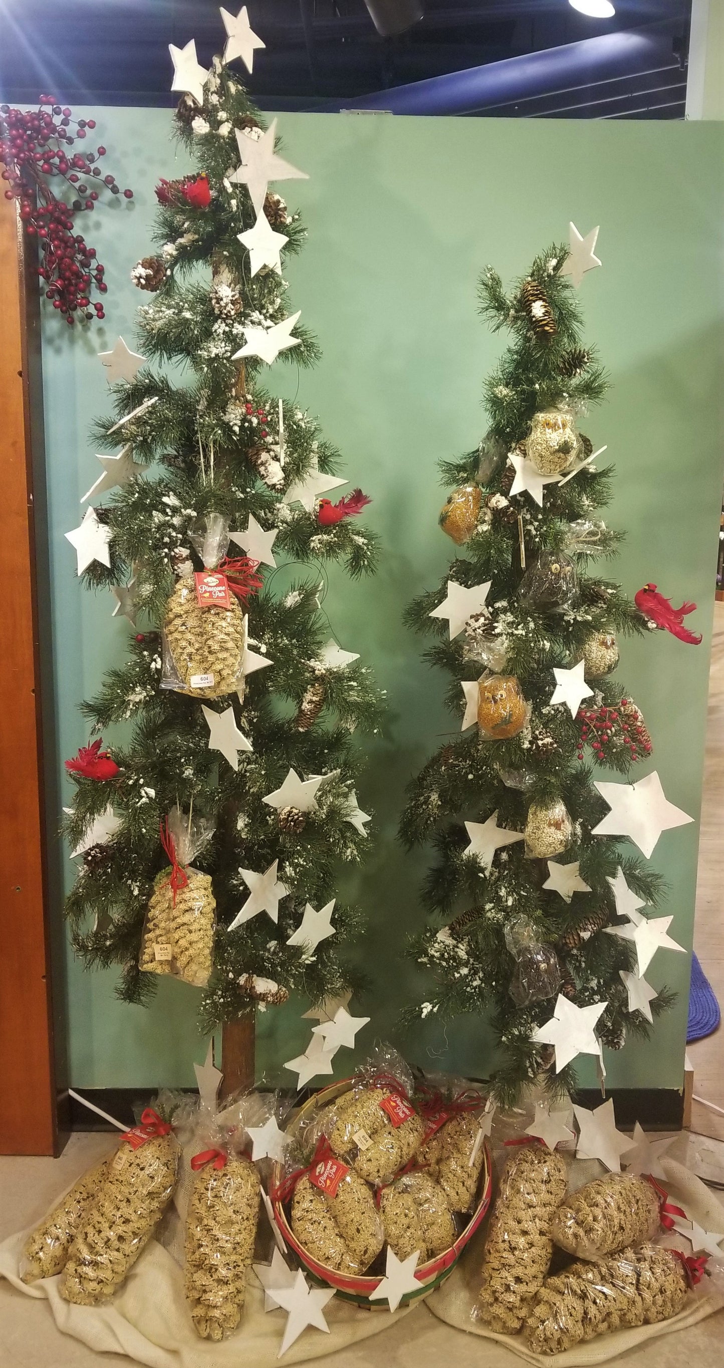 Mr. Bird Pine Cone Pair