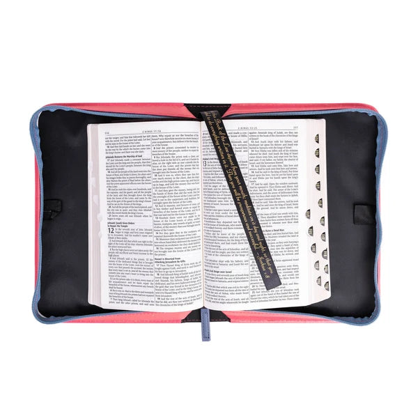 Bible Cover: ASAP, Peach/Gray