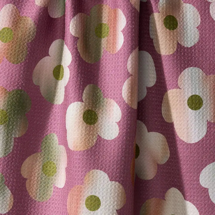 Geometry Brushed Bouquet Tea Towel