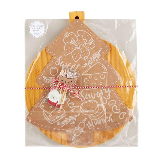 MUD PIE CHRISTMAS TREE KRAFT PAPER BOARD