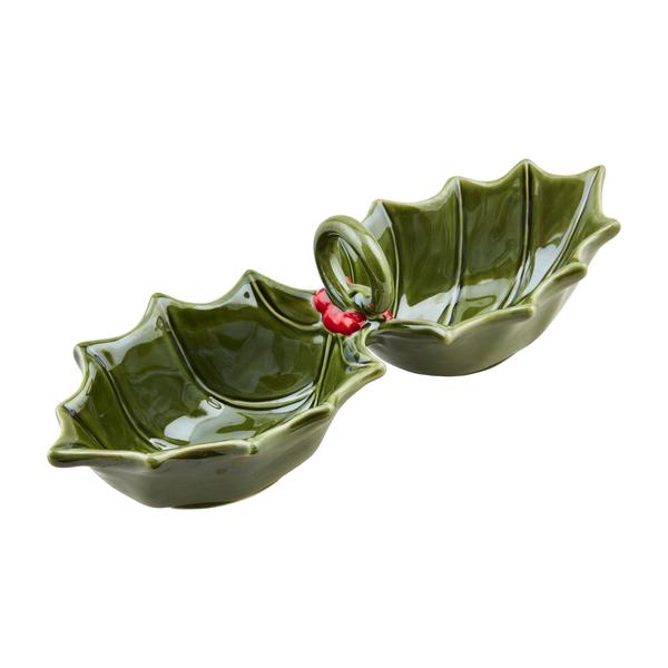 MUD PIE HOLLY DOUBLE DIP DISH