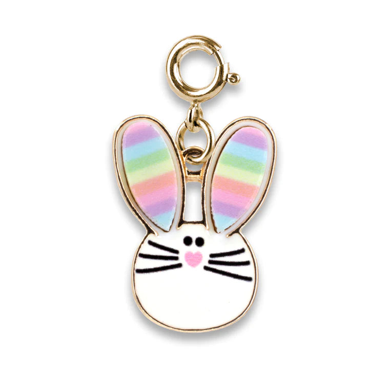 Charm It! Gold Rainbow Bunny Charm