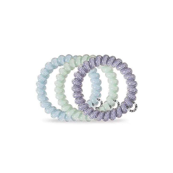 Teleties Spiral Hair Coil | Large | Totally Turquoise