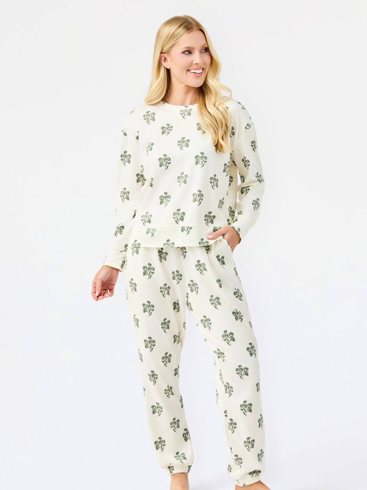 Mary Square Sophie Jogger Set | Moonlit Grace Ivory