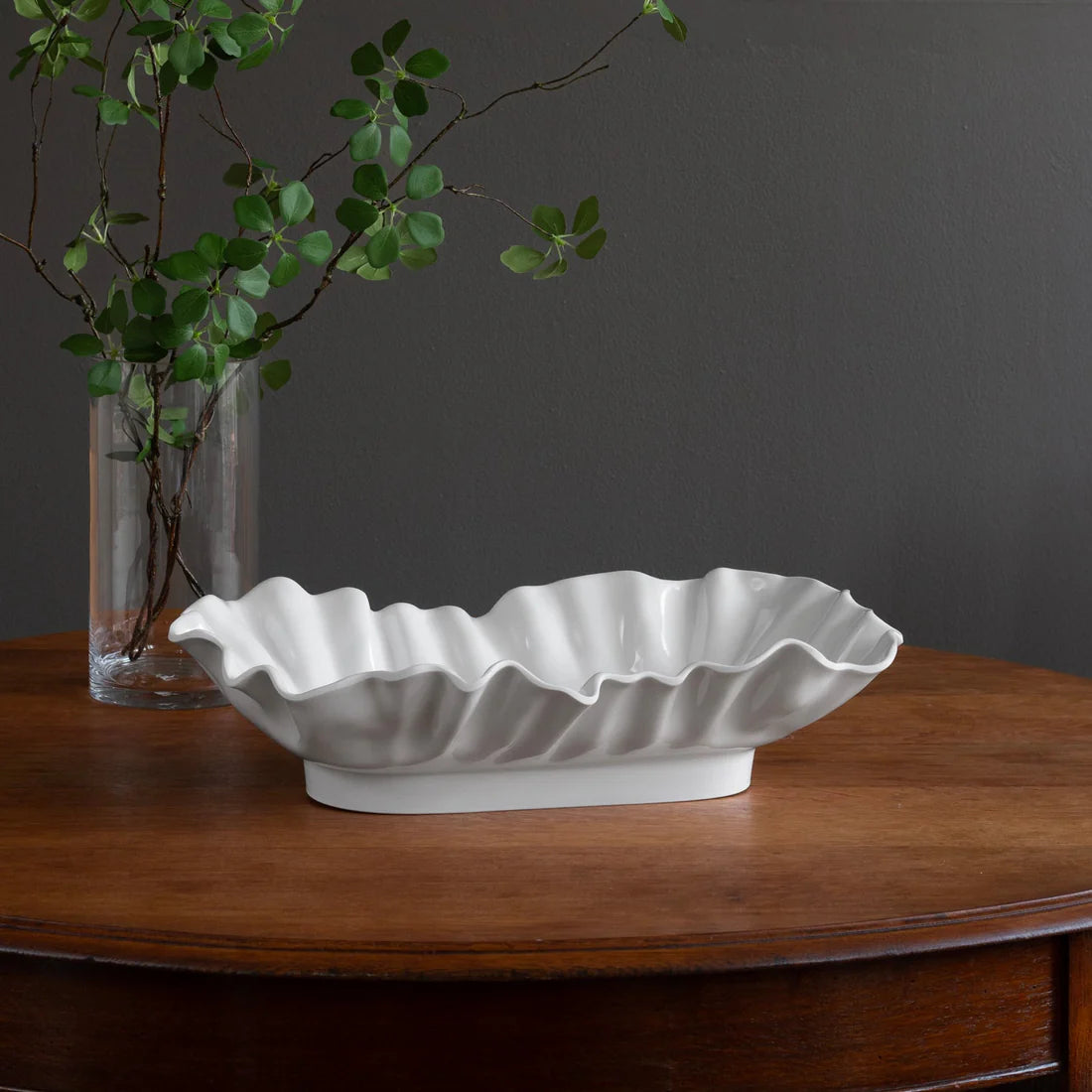 Beatriz Ball VIDA Bloom Large Rectangle Bowl (White)