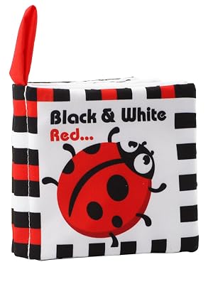 Bebe Mondo Baby Book-Black & White Red...