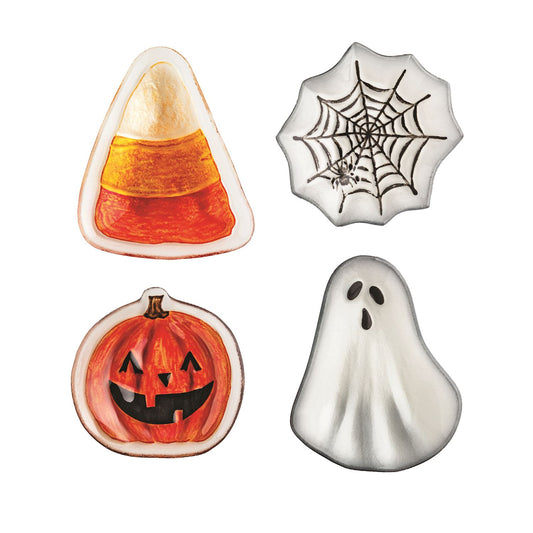 Mud Pie  Halloween Tidbit Plates
