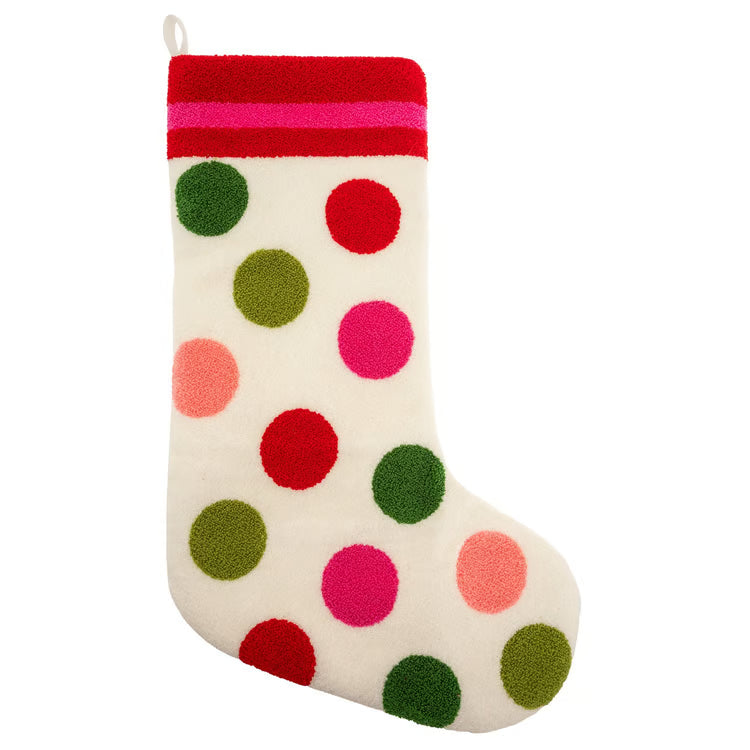 KARMA EMBROIDERED STOCKING POLKA DOT