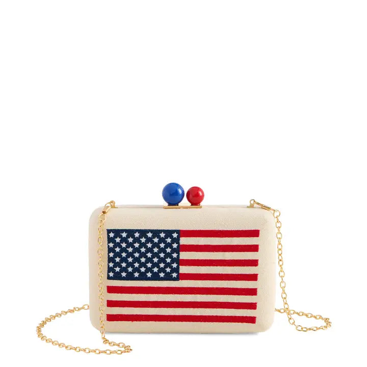 Shiraleah Americana Minaudière, Natural