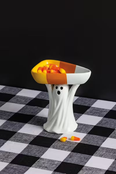 MUD PIE GHOST STANDING CANDY DISH