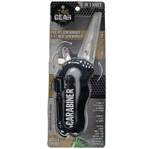 Tacgear By Roughneck Carabiner Knife Tool