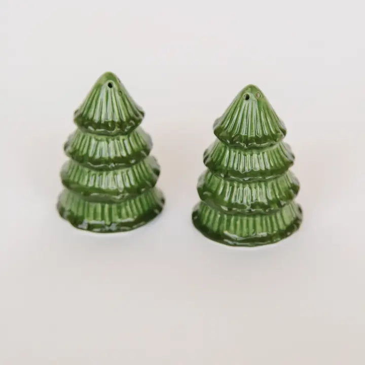 Mary Square Salt & Pepper Shaker Christmas Tree