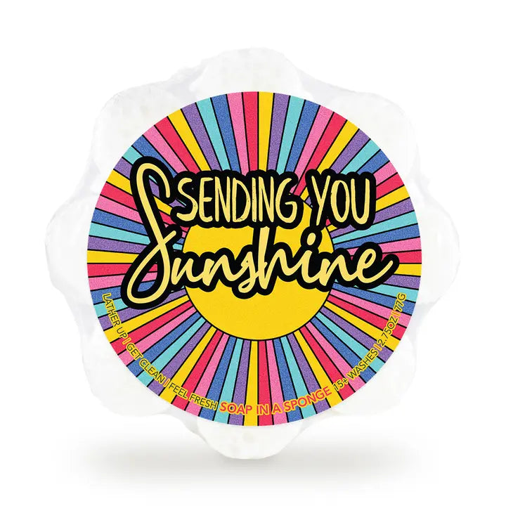 Caren Soap Sponge | Sending You Sunshine | White Daisy
