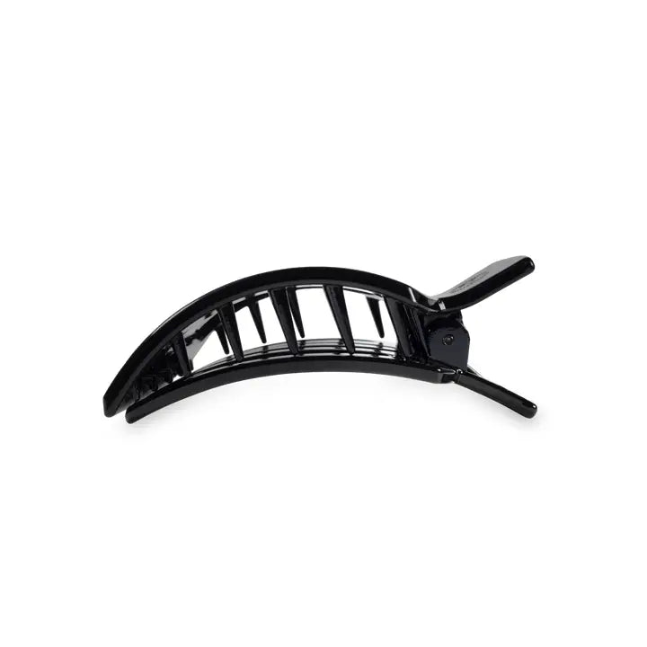 Teleties Jet Black Small Flat Square Clip