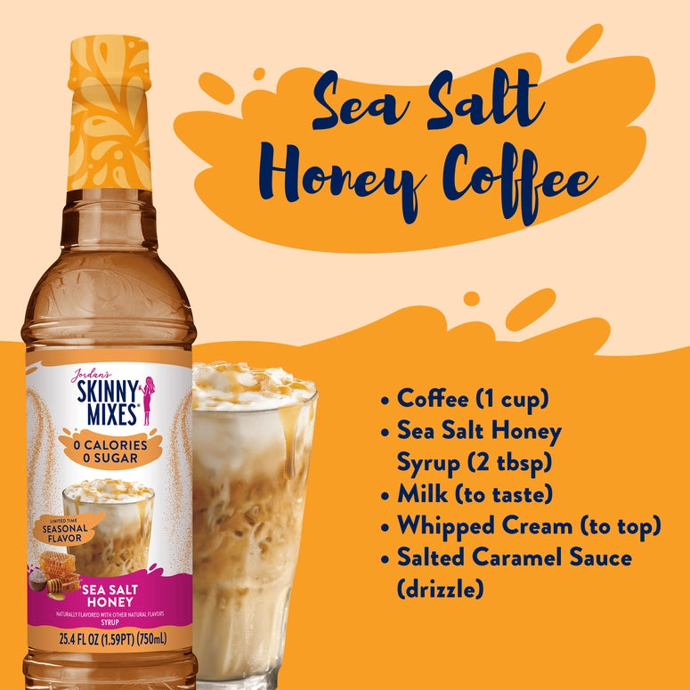 Jordan's Skinny Mixes Sugar Free Sea Salt Honey