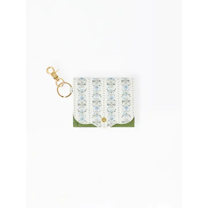 Mary Square Scalloped Id Wallet | Garden Row