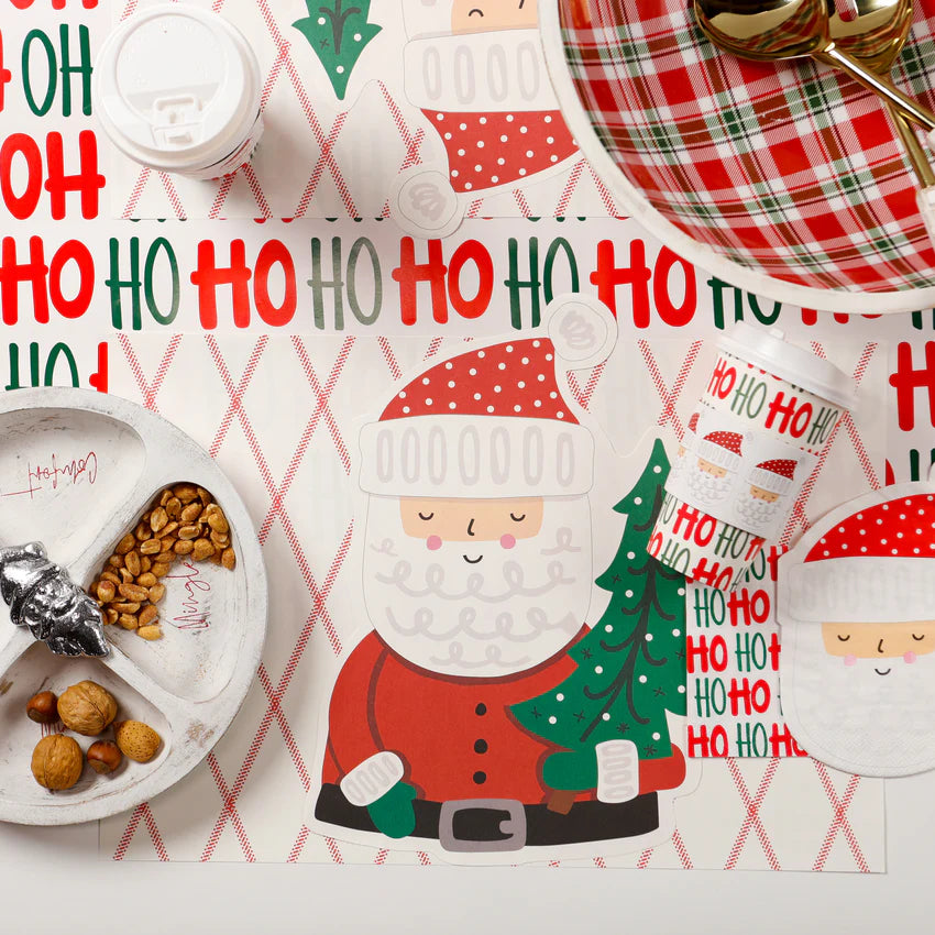 HOHOHO RED/GREEN BEVERAGE NAPKIN