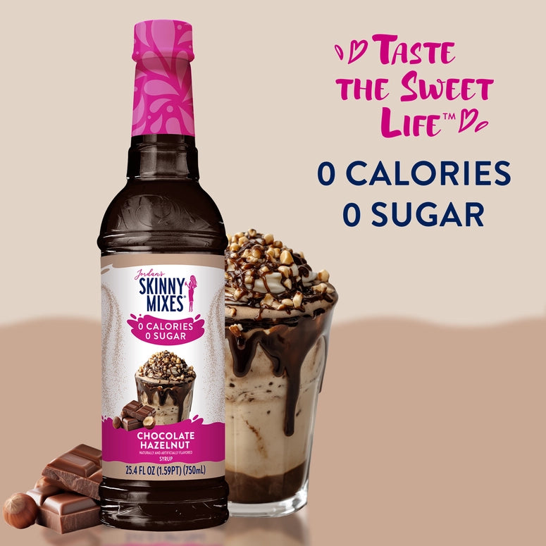 Jordan's Skinny Mixes Sugar Free Chocolate Hazelnut Syrup