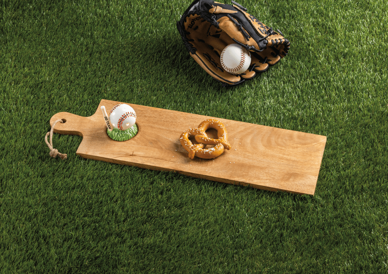 MUD PIE BASEBALL LIGHT-UP SITTER