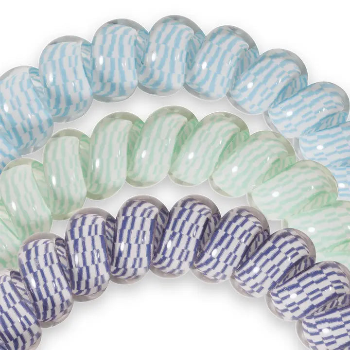 Teleties Spiral Hair Coil | Large | Totally Turquoise