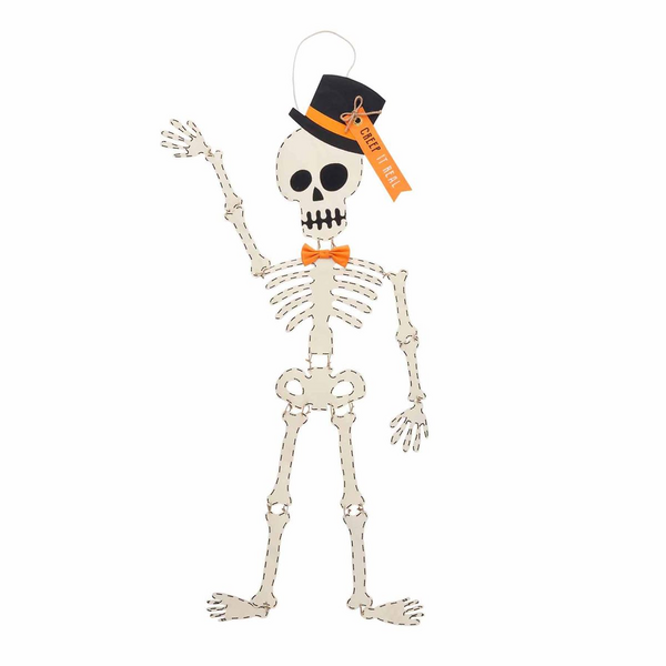 MUD PIE SKELETON DOOR HANGER
