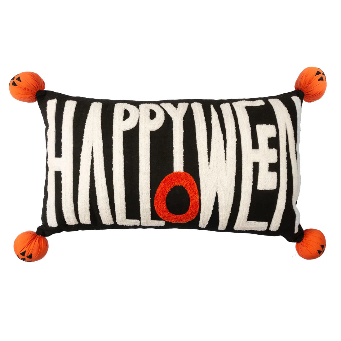 Howard's Happy Halloween 12x22 Embroidered Lumbar Pillow