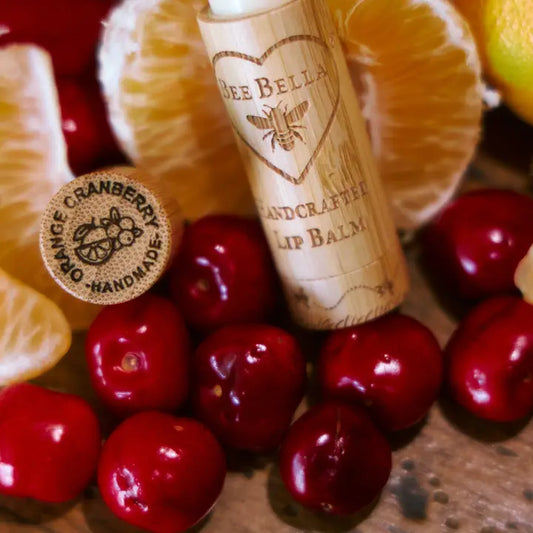 Bee Bella Orange Cranberry Lip Balm
