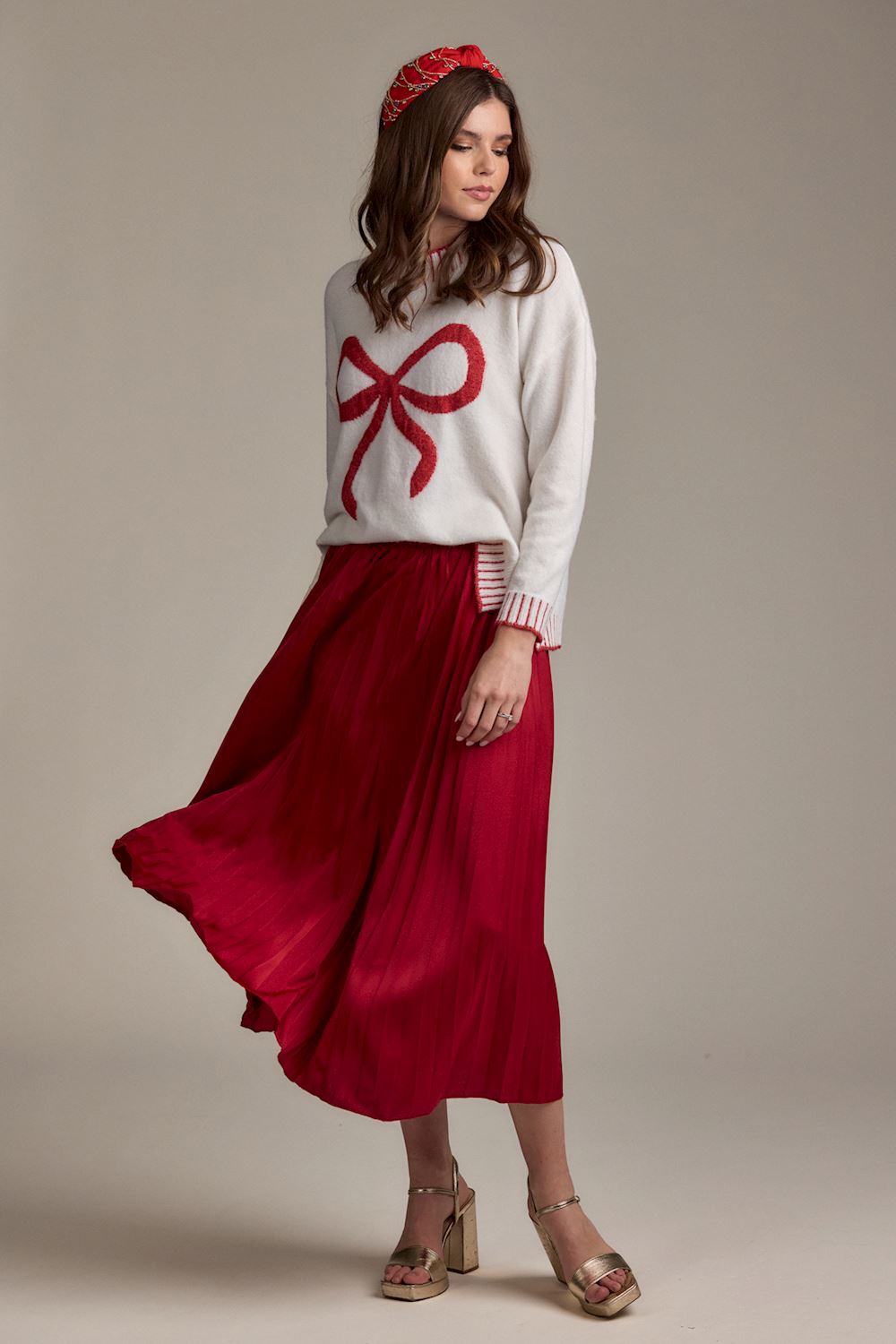 MUD PIE WILDER BOW SWEATER