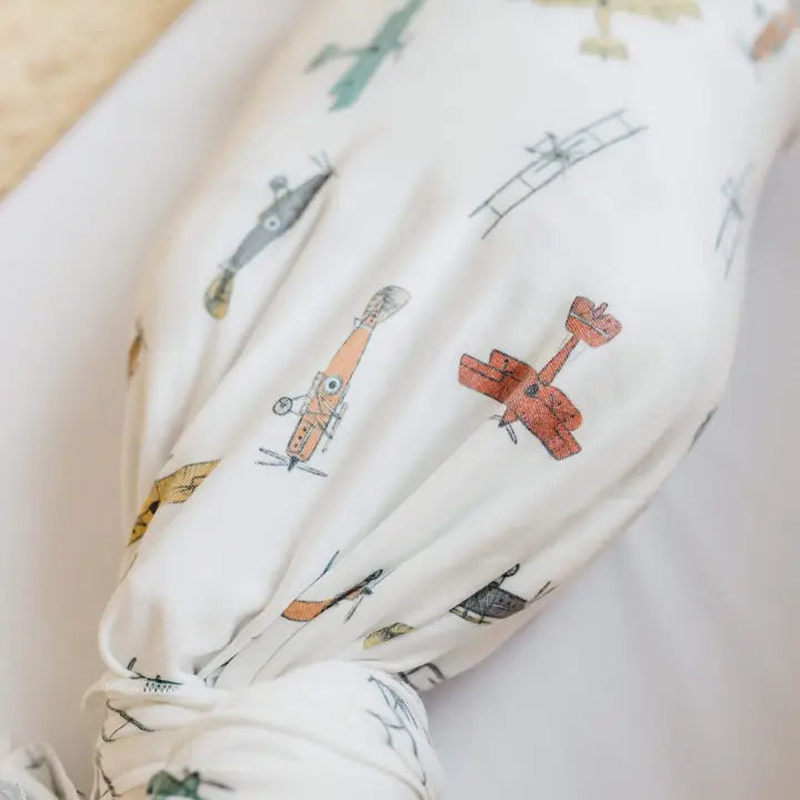 Copper Pearl Knit Swaddle Blanket - Ace