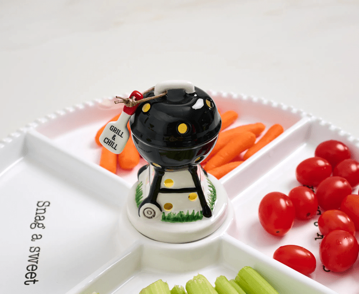 MUD PIE GRILL LIGHT-UP SITTER